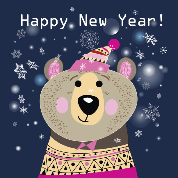 平面肖像熊图片下载