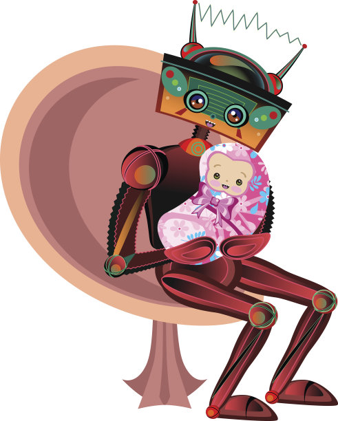 机器人保姆图片下载