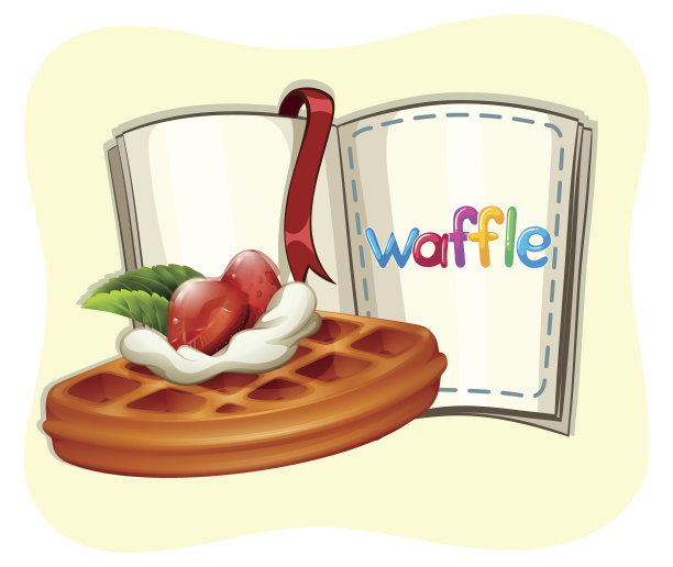 华夫格草莓的书图片下载