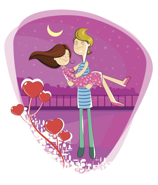 男孩抱着女孩图片下载