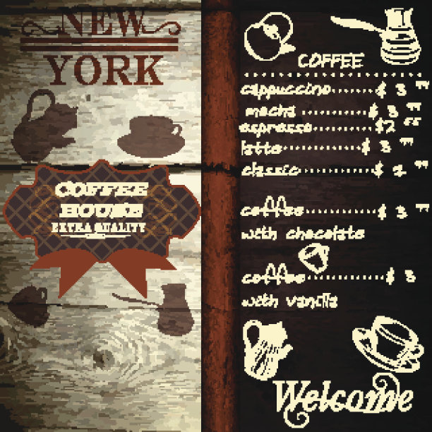 咖啡馆或咖啡馆设计上的木纹图片下载