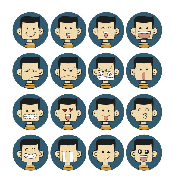 男人面部表情图片下载