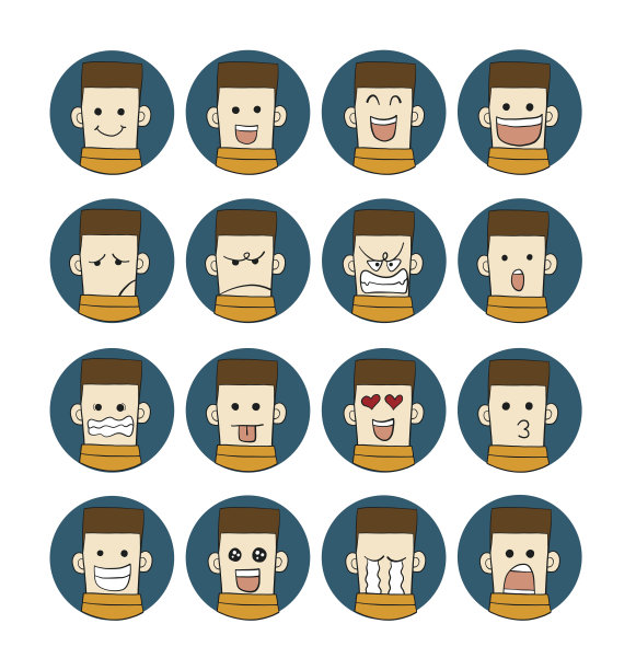 男人面部表情图片下载