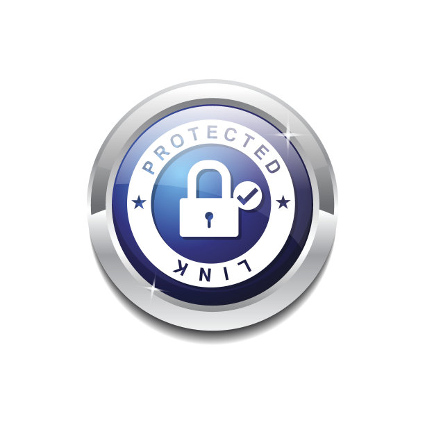 受保护的链接蓝色矢量图标按钮图片下载