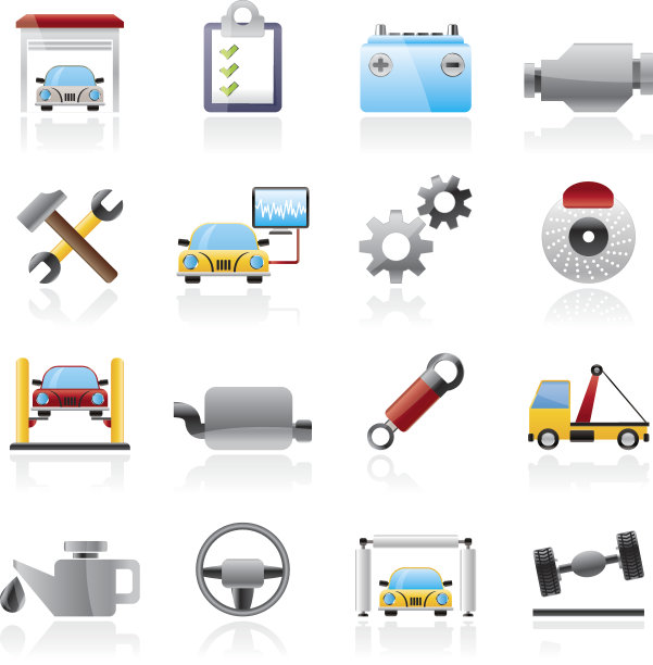 汽车服务保养图标图片下载