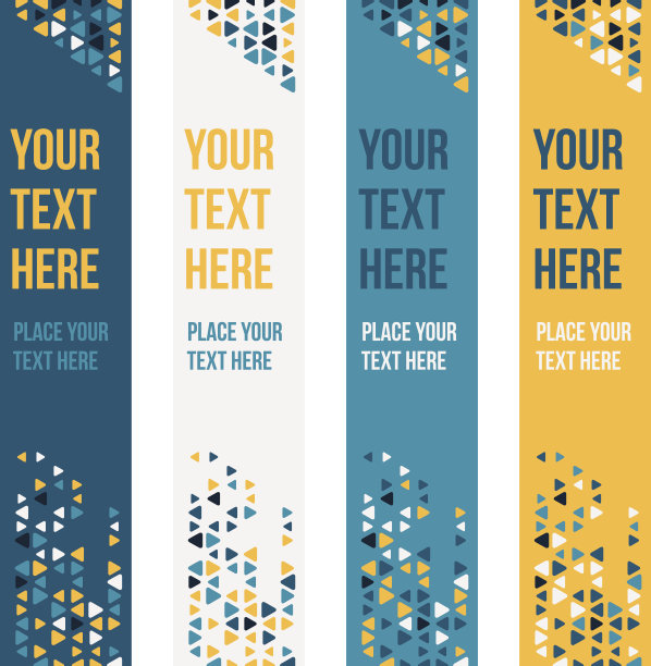 带图案的横幅背景有小点图片下载