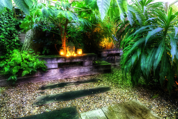 宁静的花园图片下载