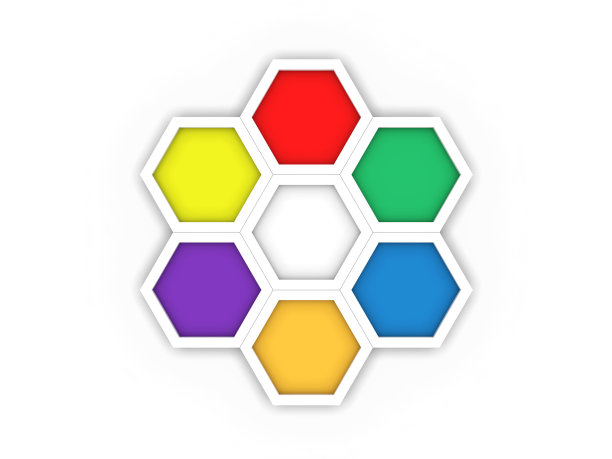 八角模板布局的业务图片下载