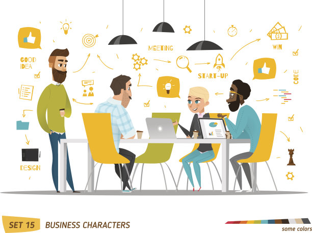 业务角色场景素材图片