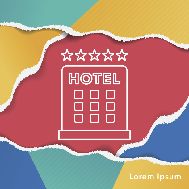 酒店行图标素材图片