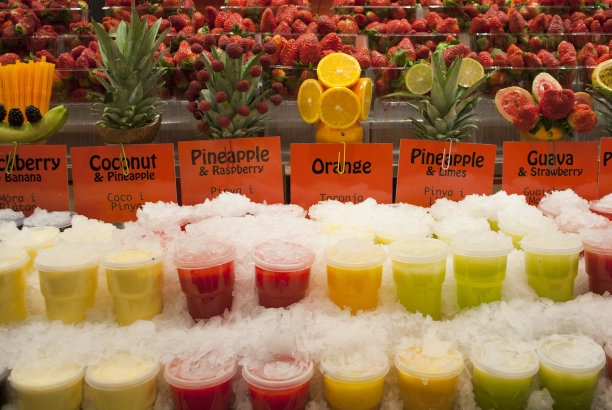 新鲜的果汁市场图片下载