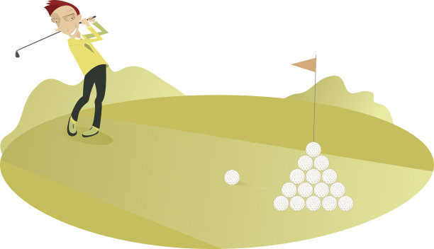 打高尔夫球的好日子图片下载