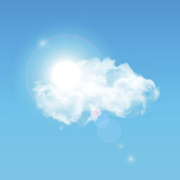 阳光穿过云层图片下载