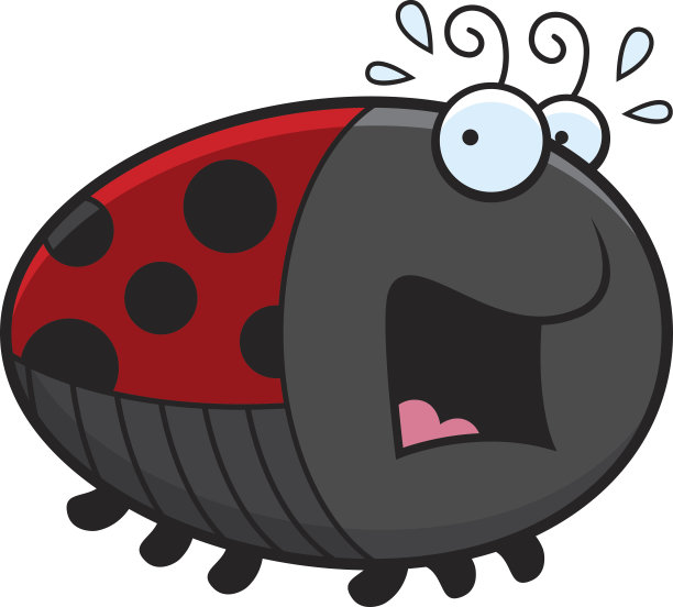 害怕卡通瓢虫图片下载