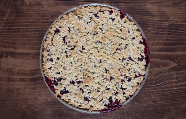 黑醋栗沙饼。图片下载