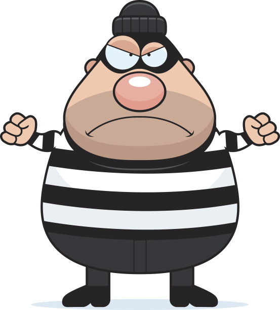 愤怒的卡通防盗图片下载