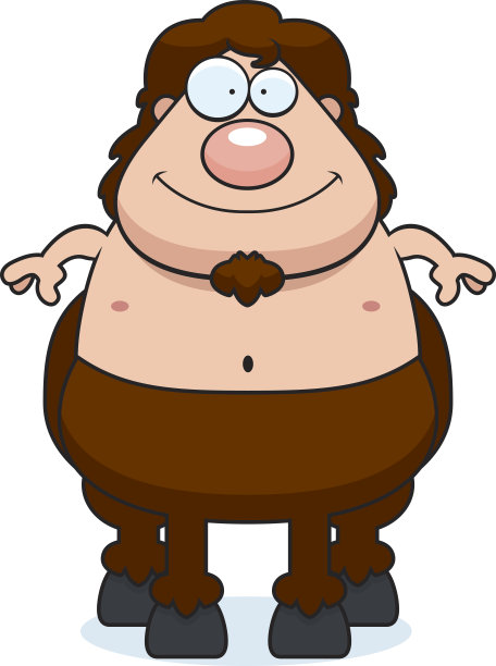 微笑的卡通半人马图片下载