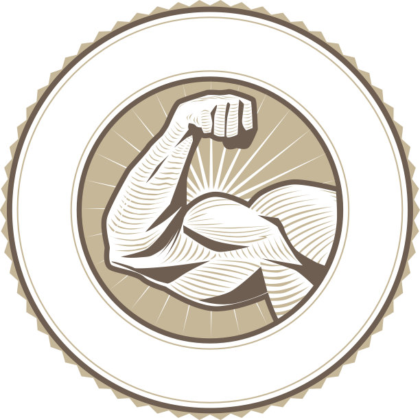 肌肉收缩标签图片下载