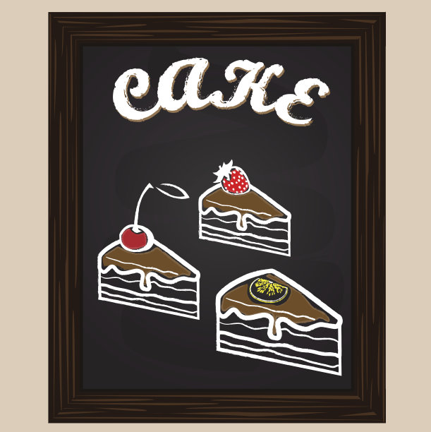 三片蛋糕加柠檬，草莓，樱桃图片下载