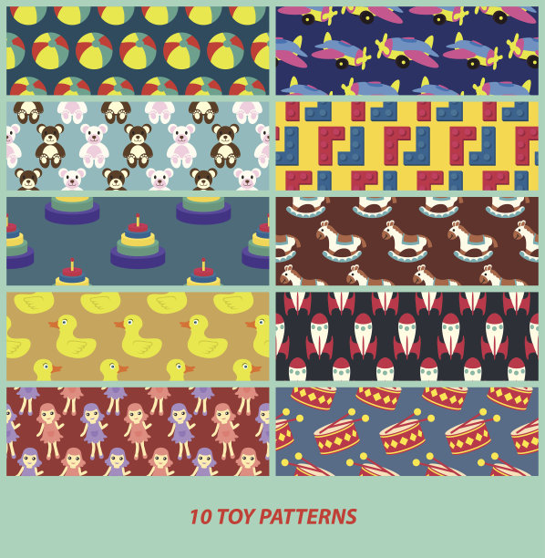 十个玩具模式图片下载