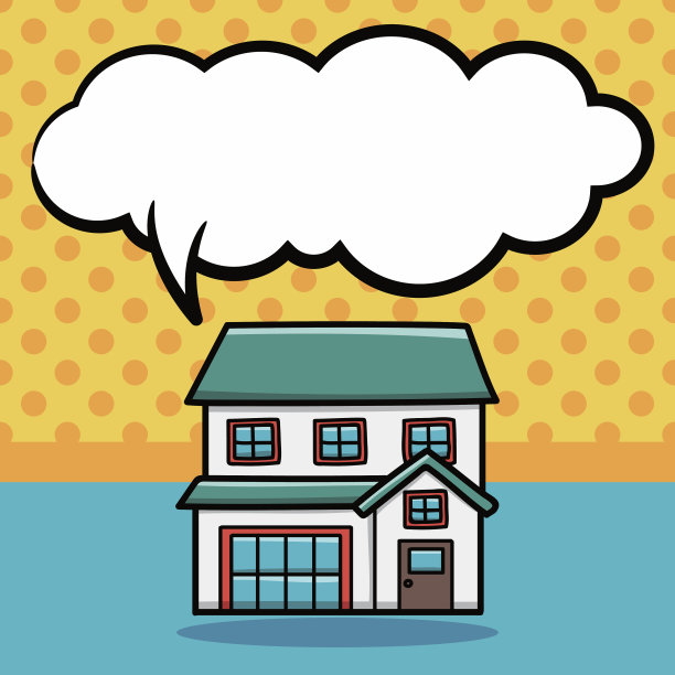 建筑涂鸦，演讲泡泡图片下载