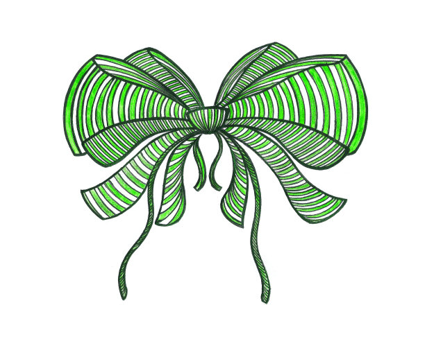 图形弓。画彩色铅笔图片下载