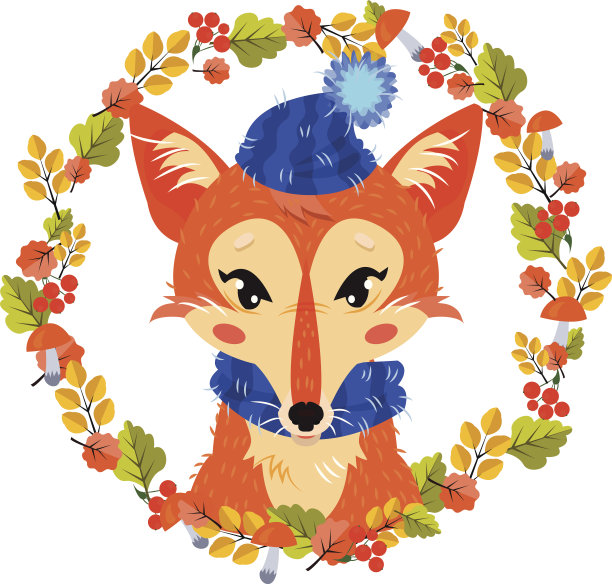 秋天的狐狸图片下载