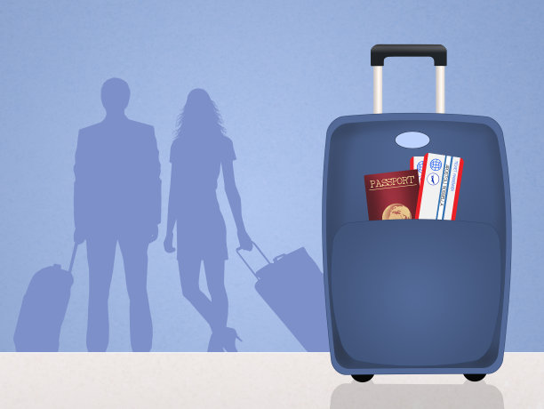 登机行李图片下载