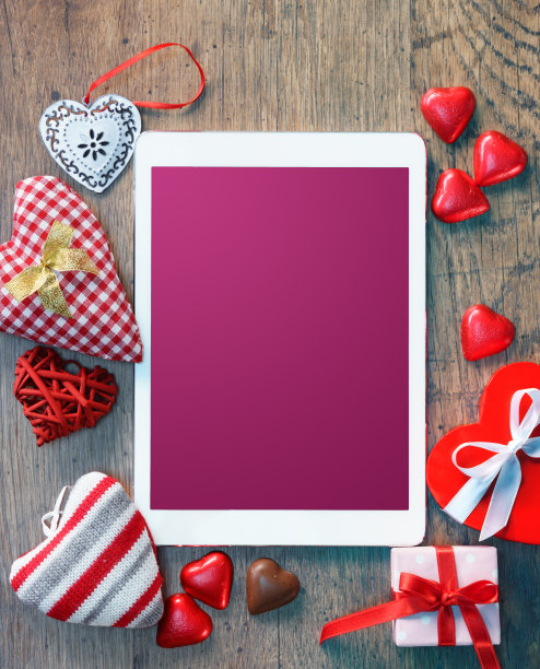 不同心脏的数字平板电脑图片下载