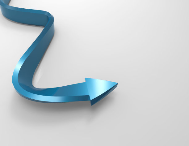 3 d蓝色箭头图片下载