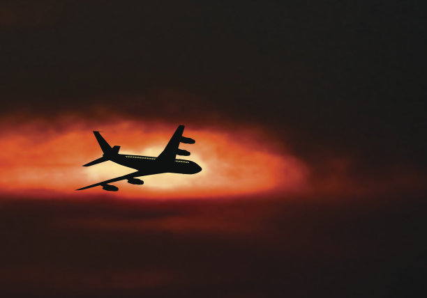 飞机在天空图片下载