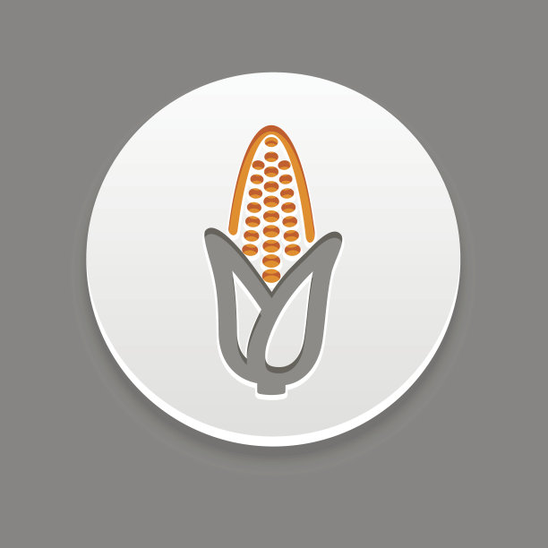 玉米图标。蔬菜矢量图图片下载