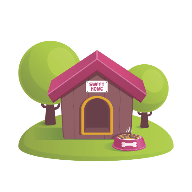 狗屋和狗粮图片下载