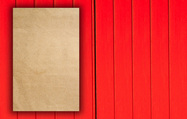 三层红色模板纸上的木材纹理图片下载
