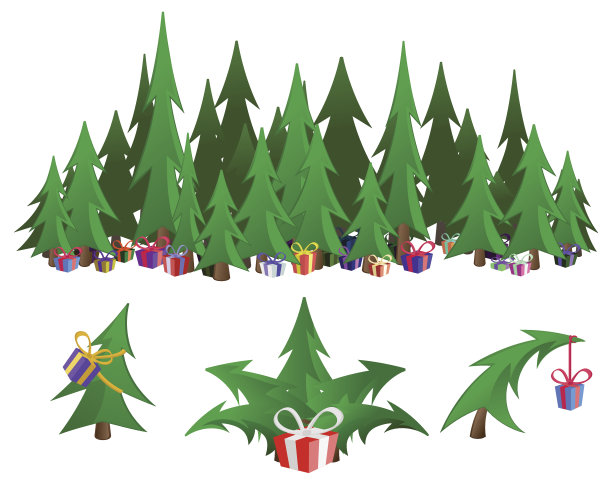 礼物冷杉图片下载