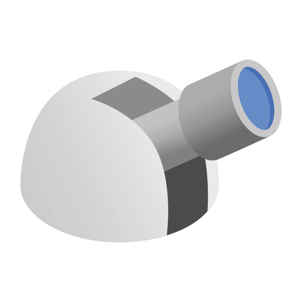 天文台三维等距图标图片下载