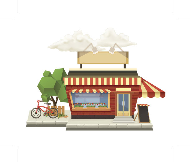 商店矢量图标素材图片