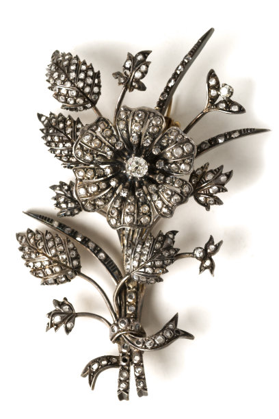 老银胸针图片下载