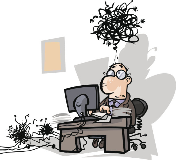 办公室里的麻烦。图片下载