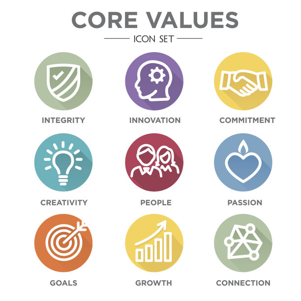 公司核心轮廓图标图片下载