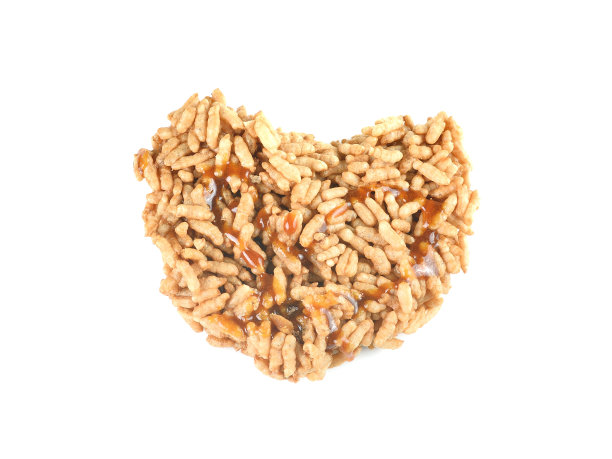 米饼孤立在白色背景图片下载