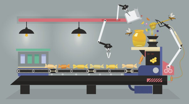 在载体糖厂上进行蜜糖生产图片下载