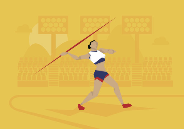 女子标枪比赛插图图片下载