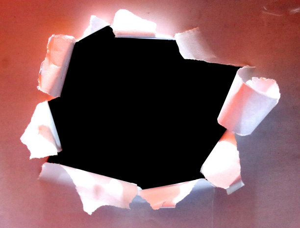 破洞纸图片下载