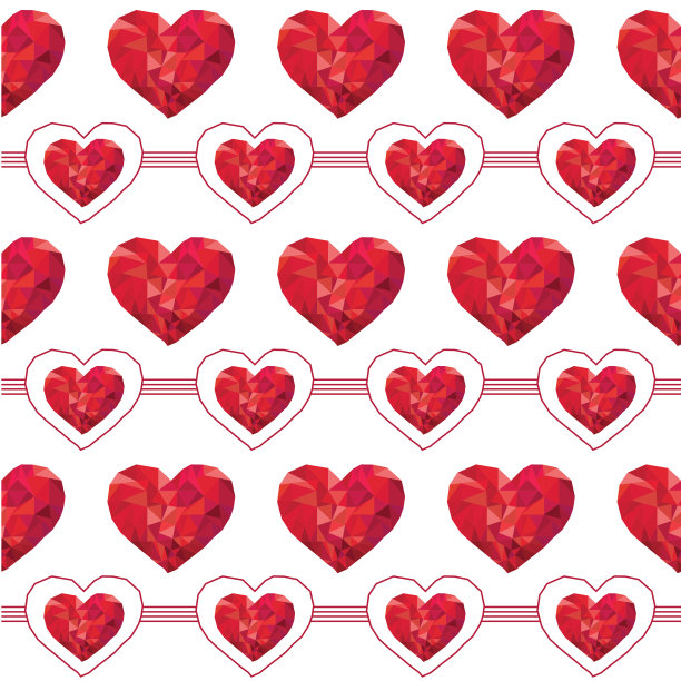 图案线心低聚图片下载