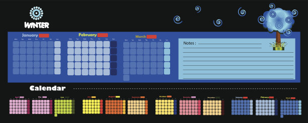 空白日历图片下载