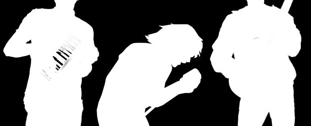 流行音乐乐队的插图大纲图片下载