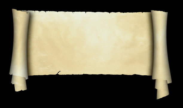 古董羊皮纸。图片下载