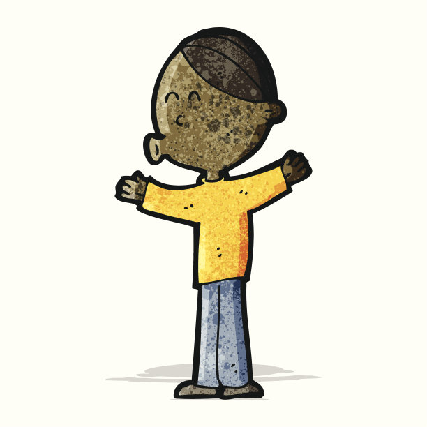 卡通吹口哨的男人图片下载