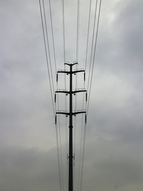 电线杆和线路图片下载